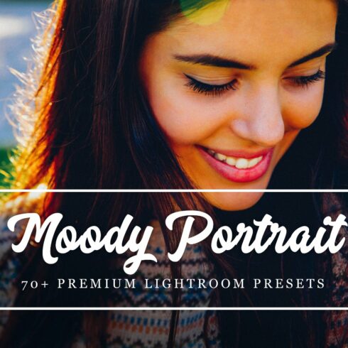 70+ Moody Portrait Lightroom Presetscover image.