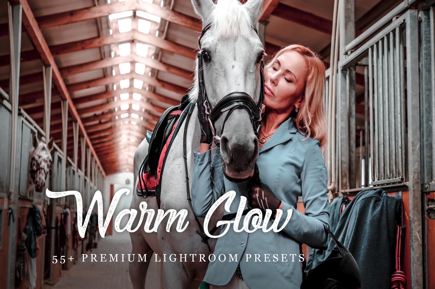 55+ Warm Glow Lightroom Presetscover image.