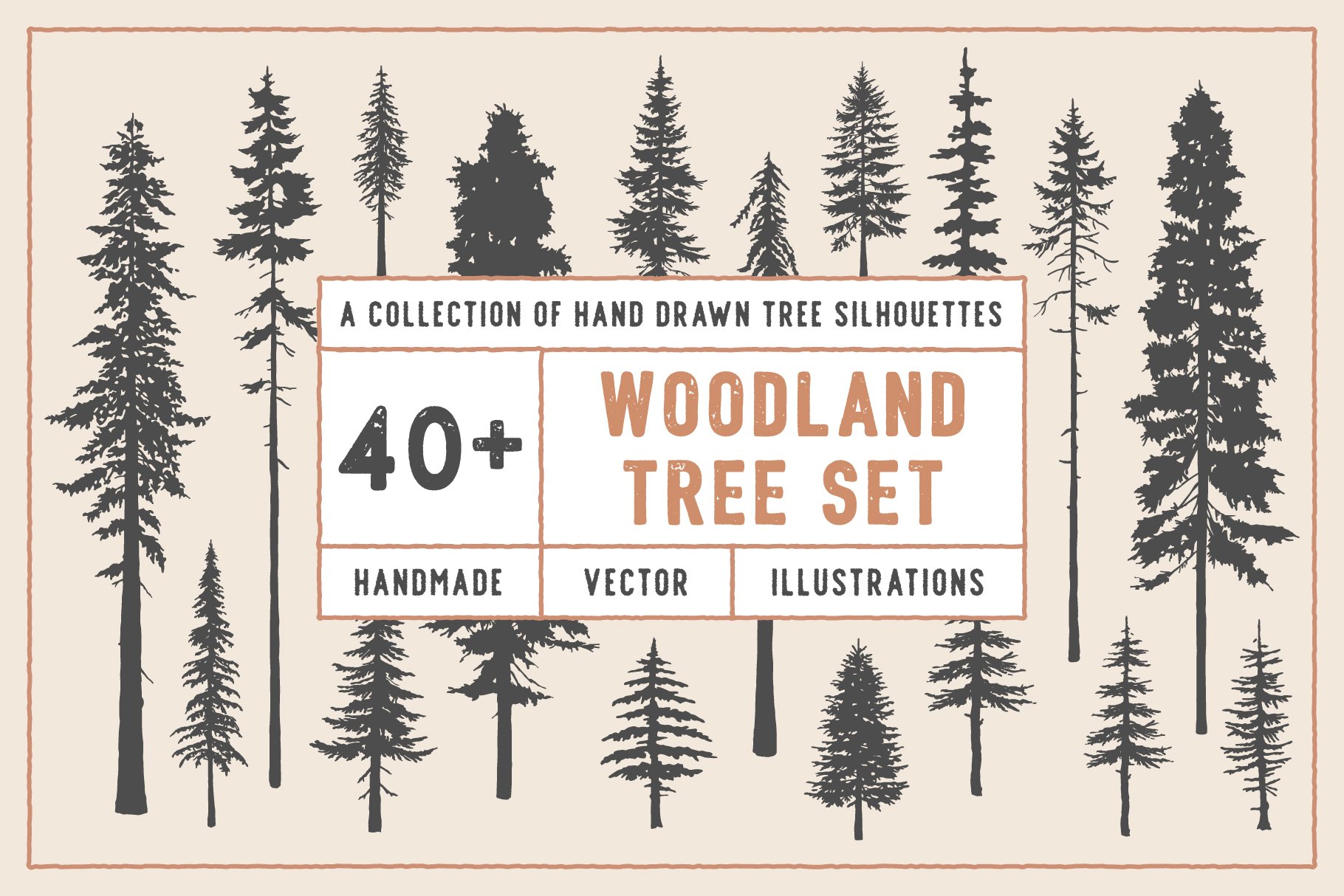 Woodland Tree Set | Illustrations cover image.