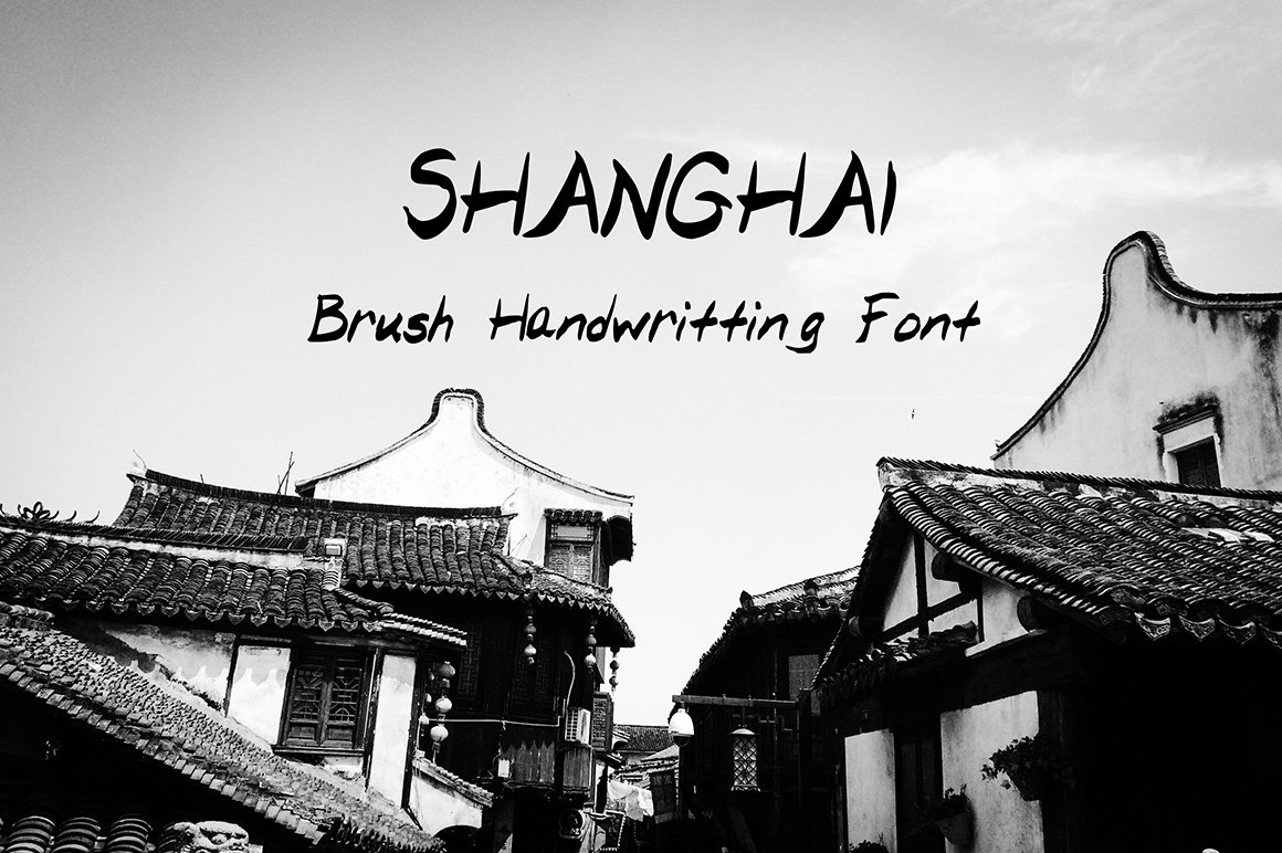 Shanghai - Brush Handwritten Font cover image.