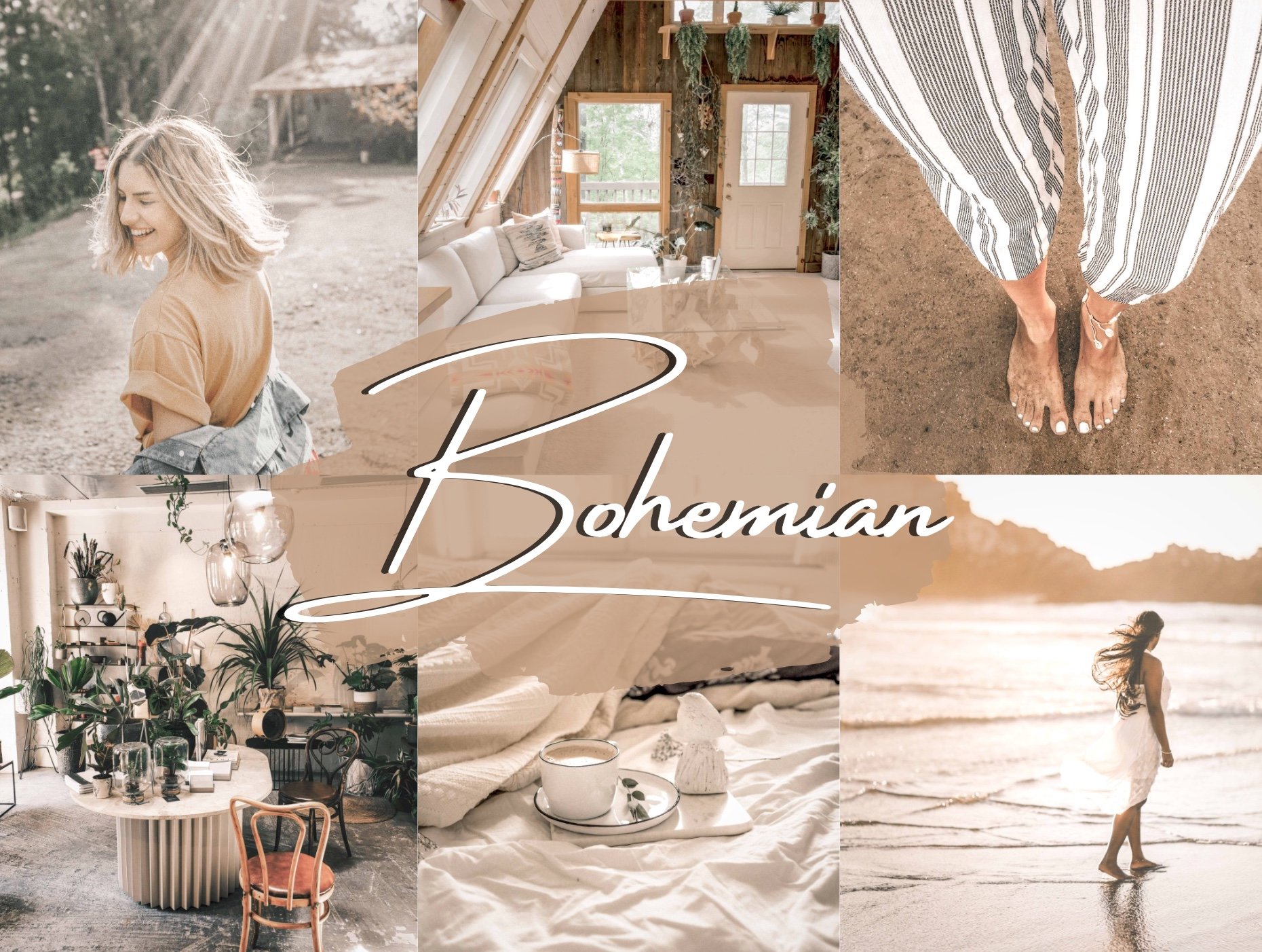 12 Lightroom PRESETS - BOHOcover image.