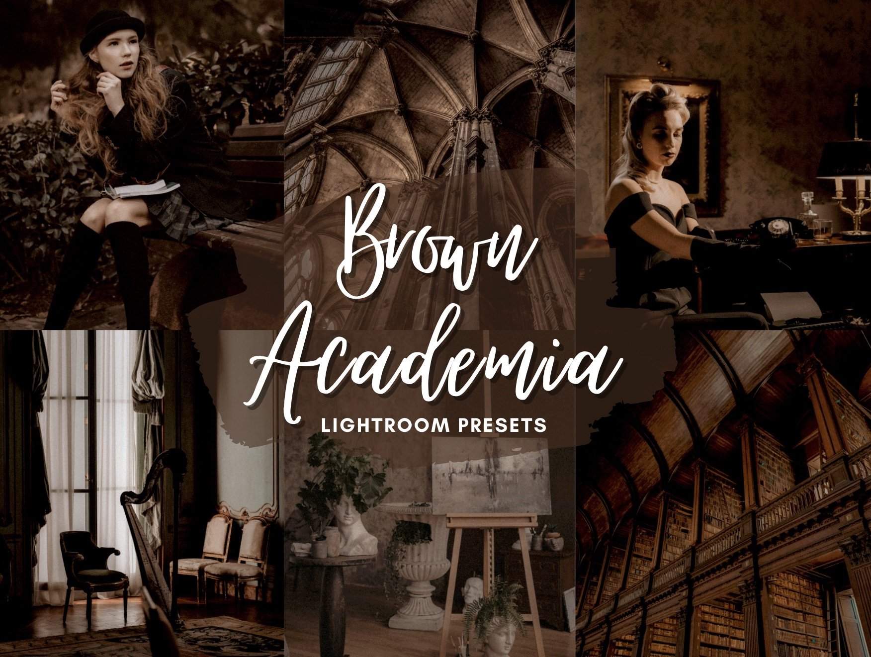 20 Lightroom PRESETS - Brown academicover image.