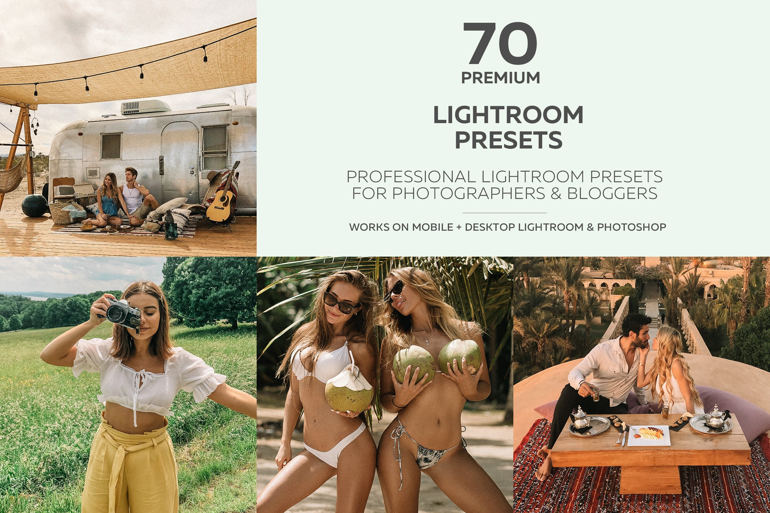 70 Lightroom Presets Artist Bundlepreview image.