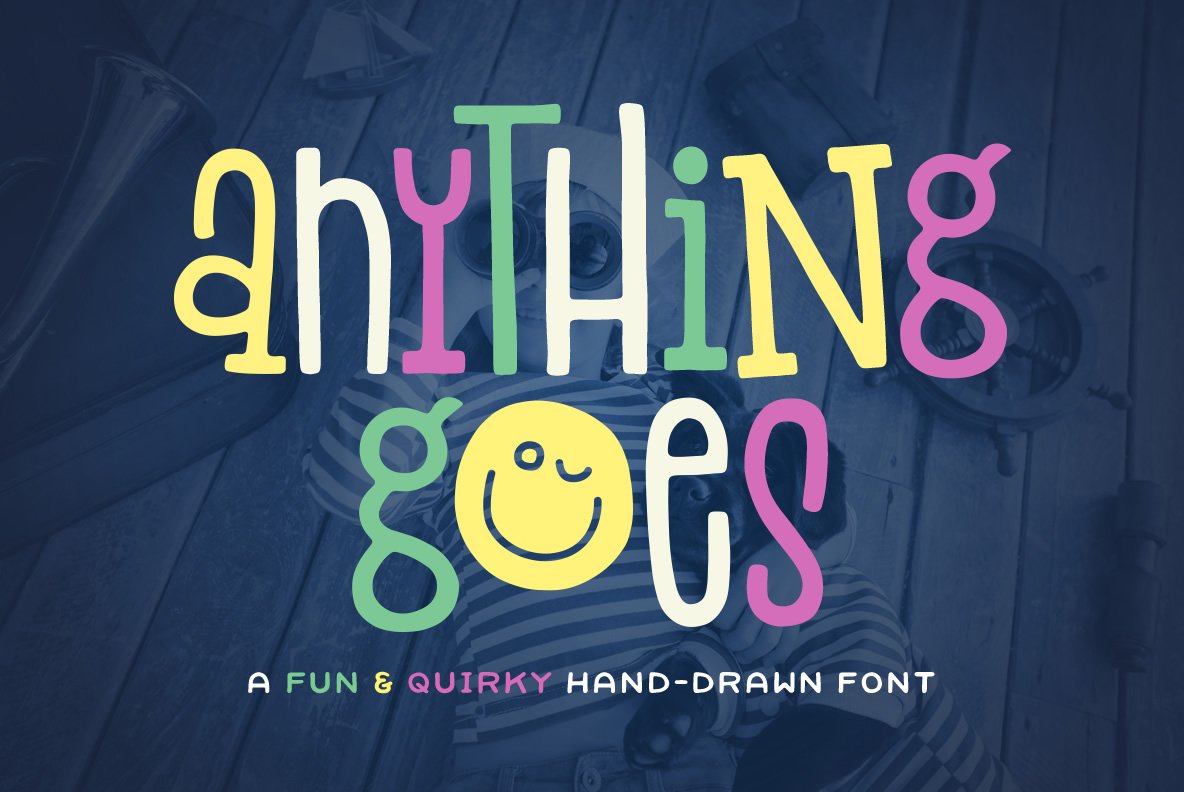 Anything Goes Font cover image.