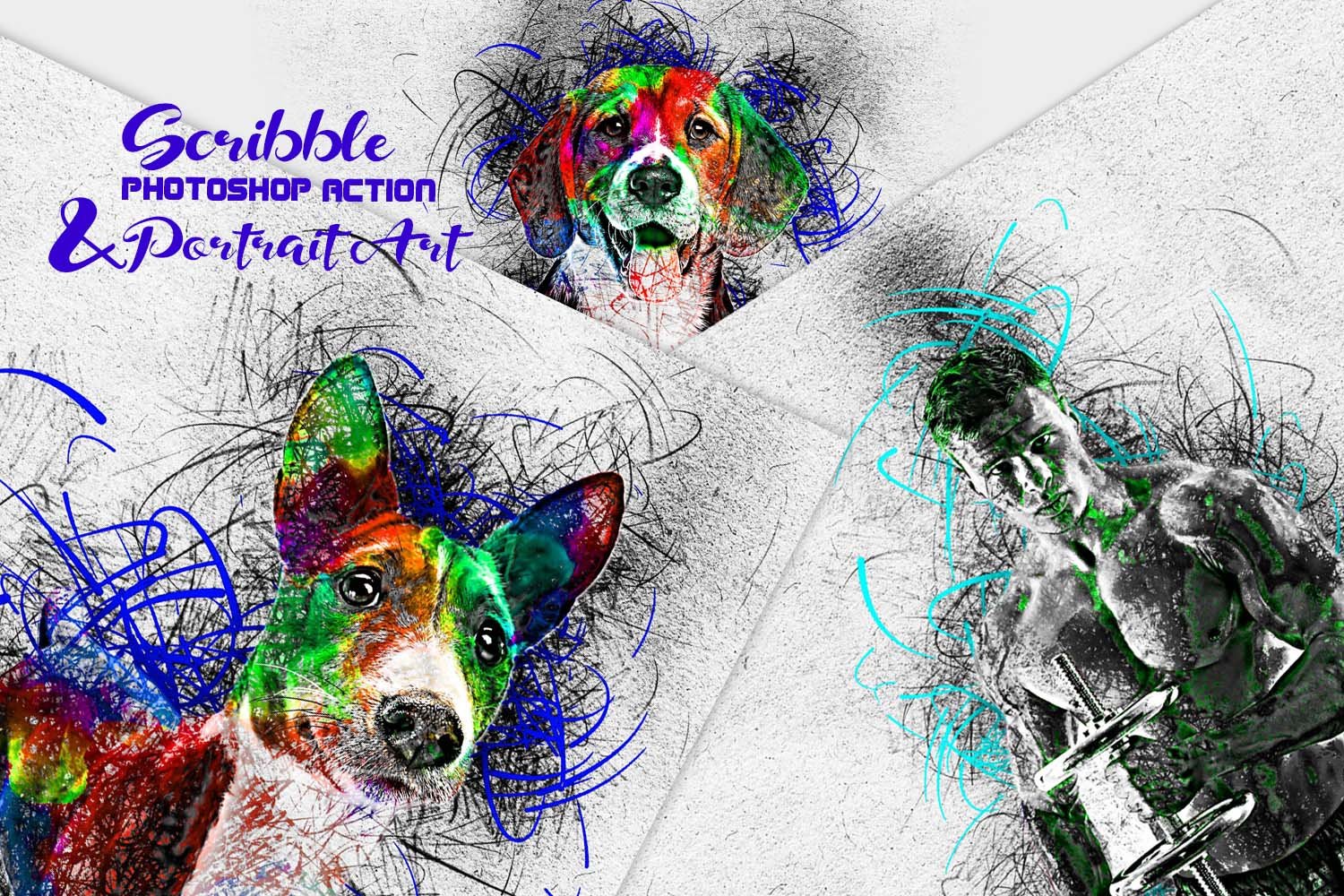 Scribble Portrait Art Effectcover image.