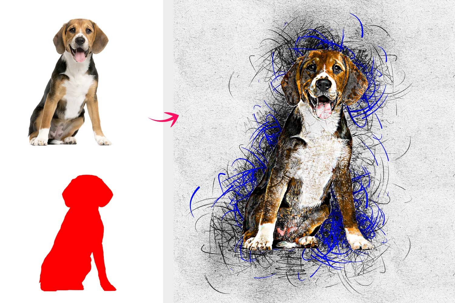 scribble photoshop action 4 911