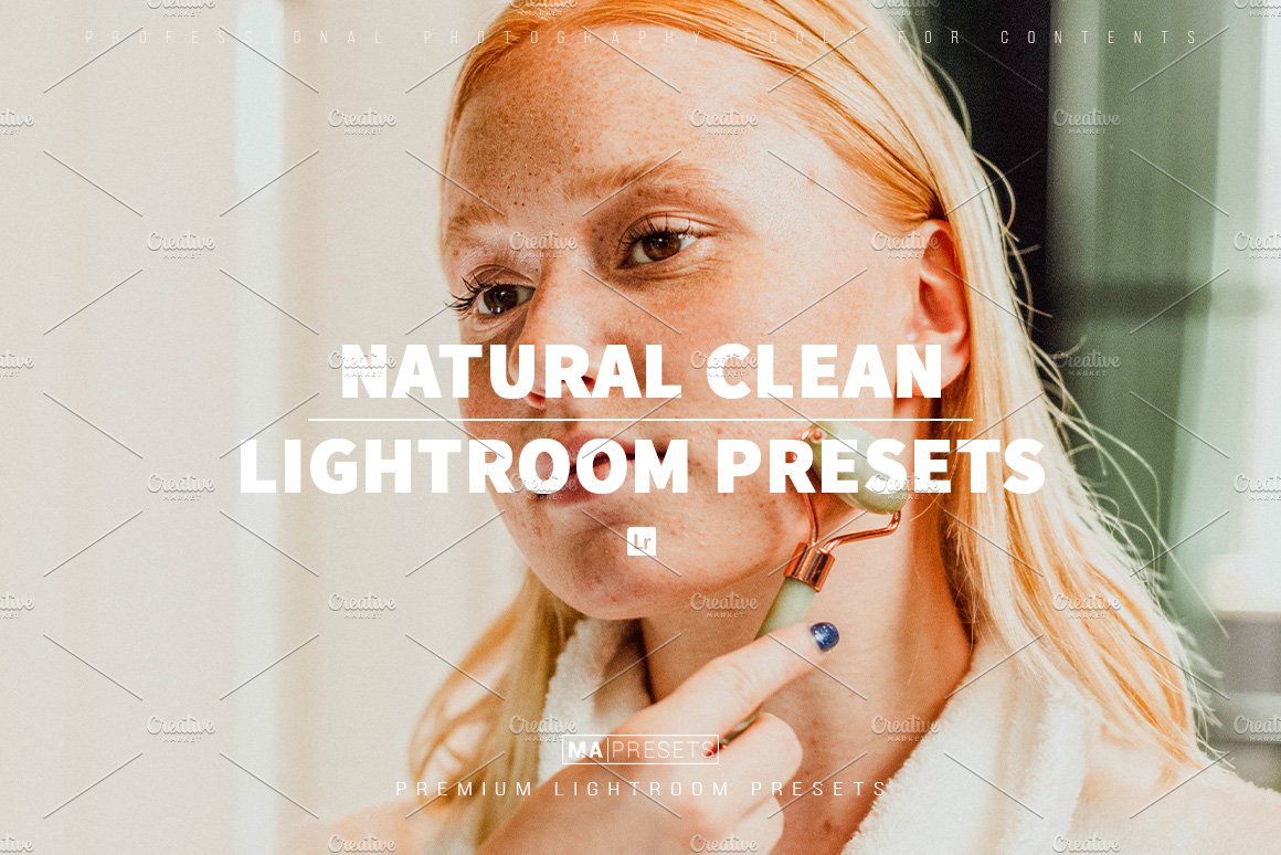 10 NATURAL CLEAN Lightroom Presetscover image.