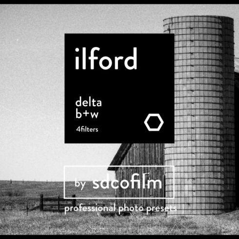 Ilford Delta BW Film-LR & Photoshopcover image.