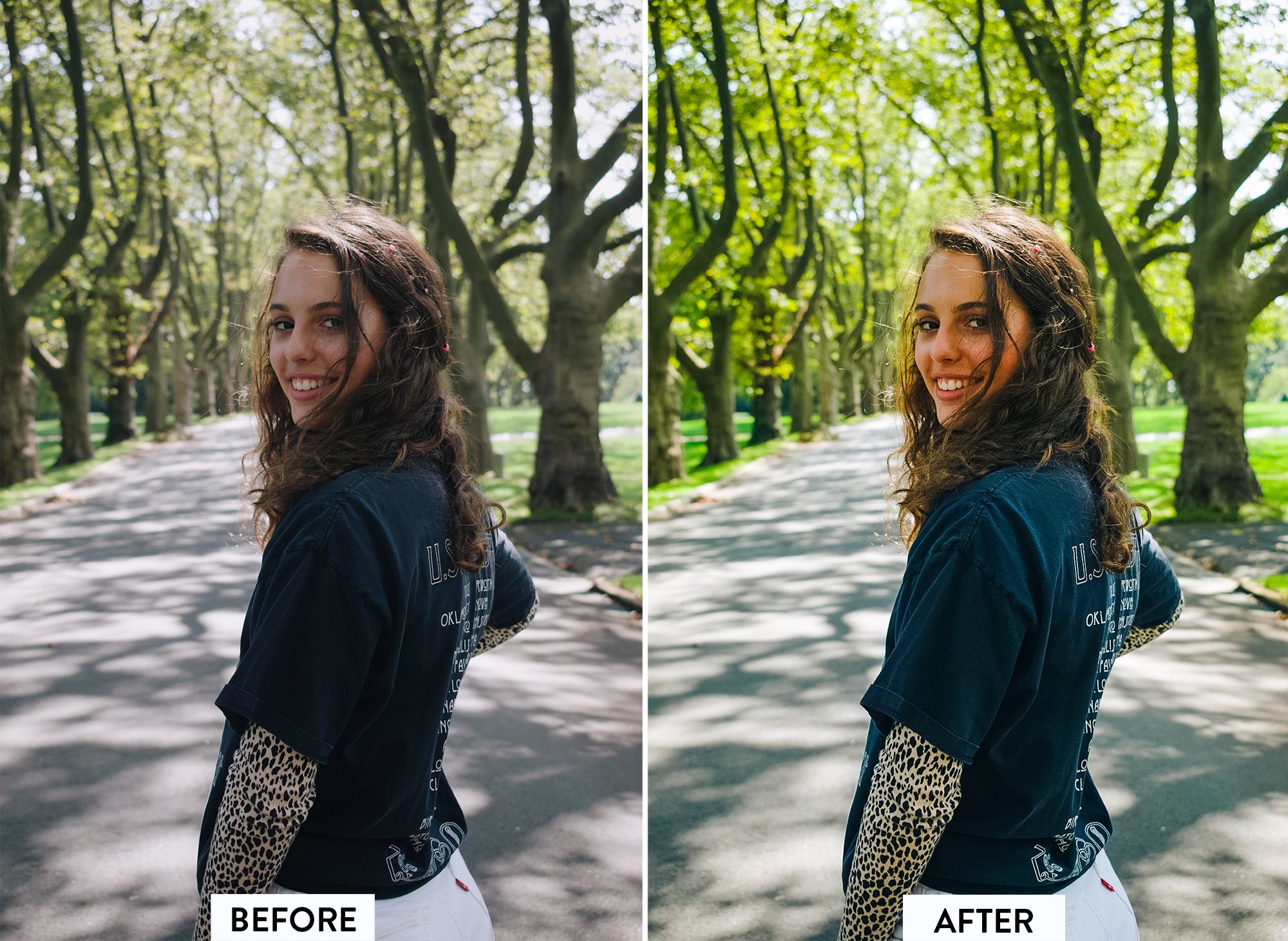 10 Outdoor Natural Lightroom Presetpreview image.