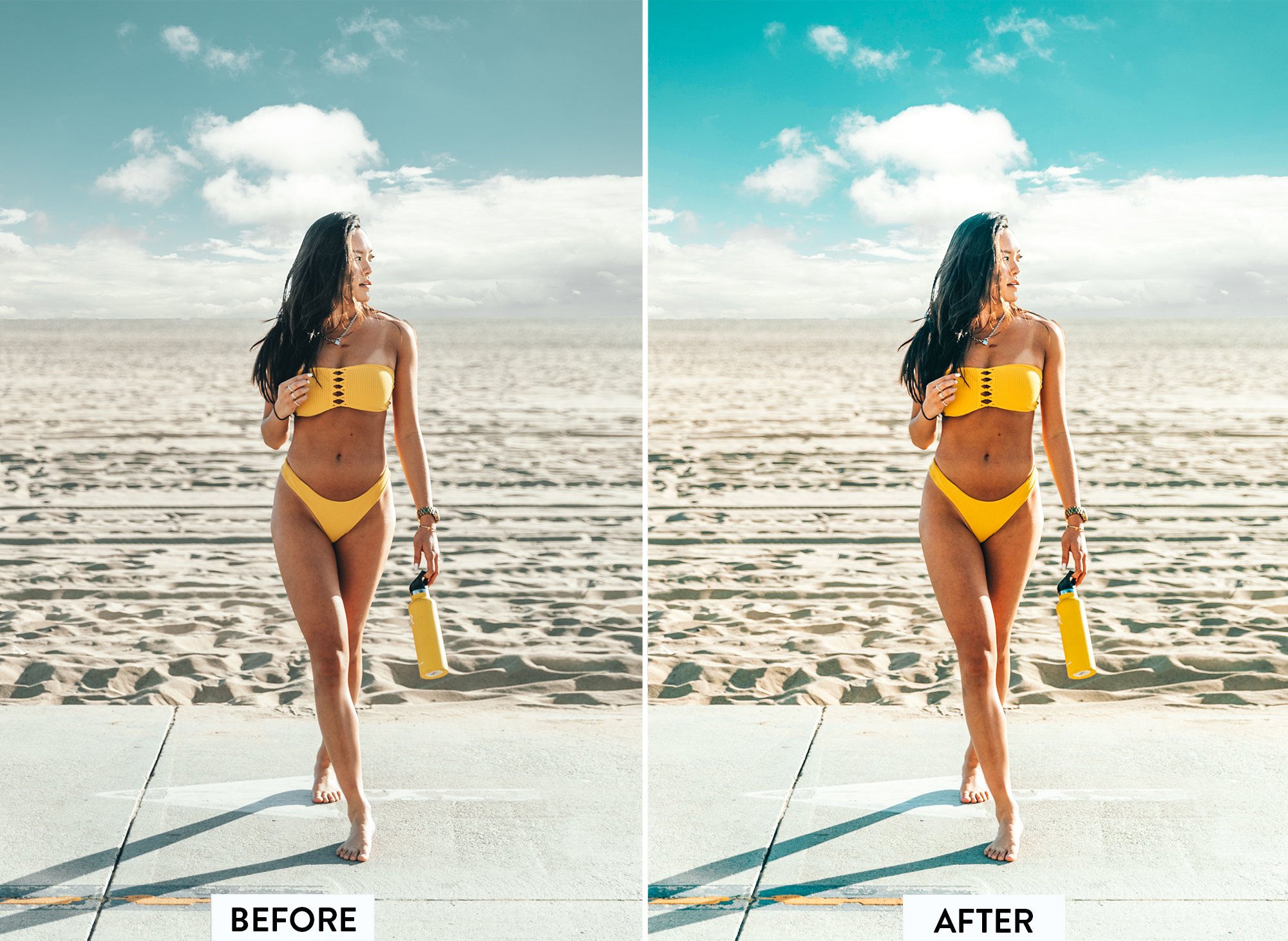 10 Beach Vibes Lightroom Presetpreview image.