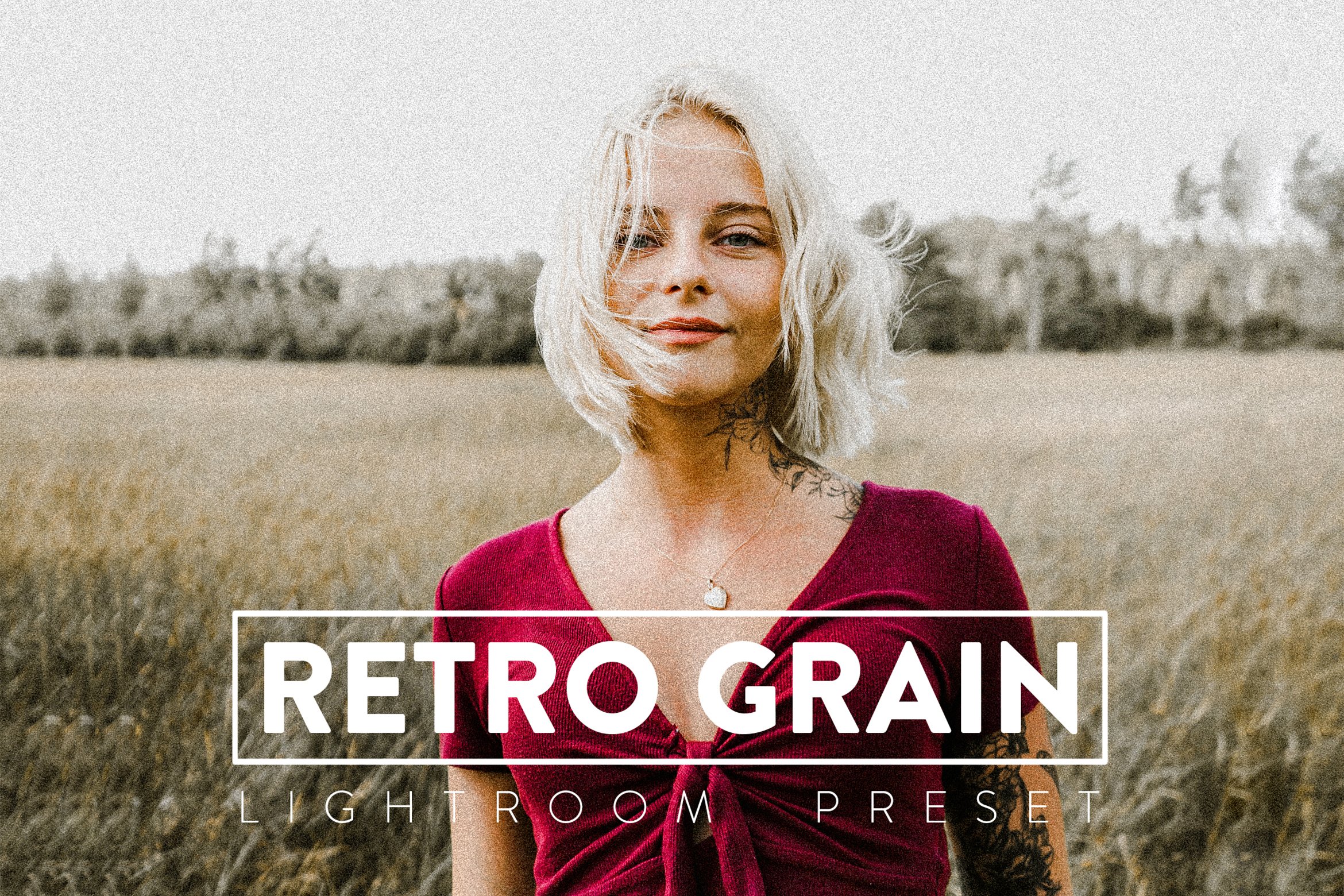 10 RETRO GRAIN Lightroom Presetcover image.