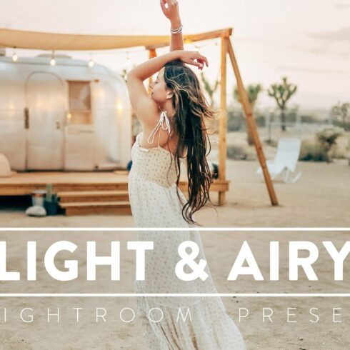 10 LIGHT & AIRY Lightroom Presetscover image.