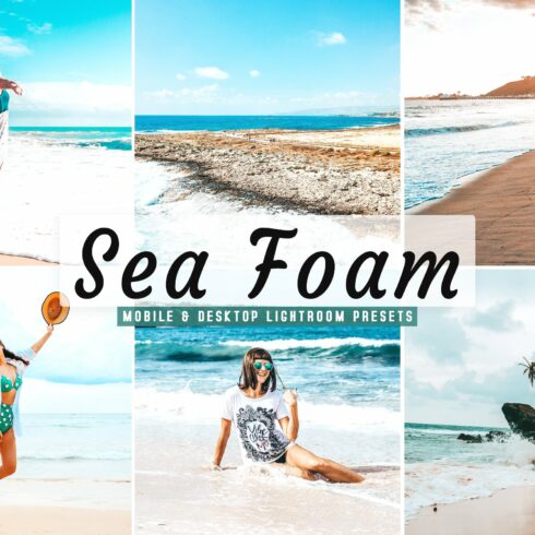 Sea Foam Lightroom Presets Packcover image.