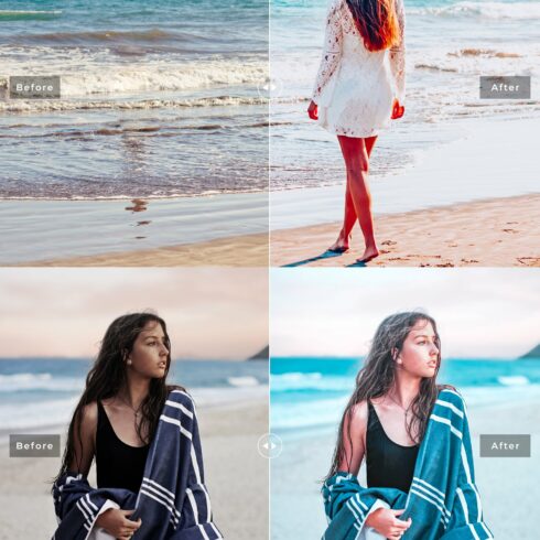 Sea Salt Lightroom Presets Packcover image.