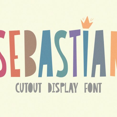 Sebastian - Cutout Typeface cover image.