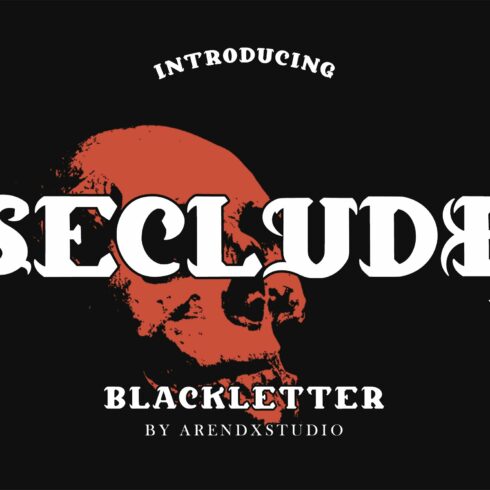 Seclude - Blackletter Font cover image.