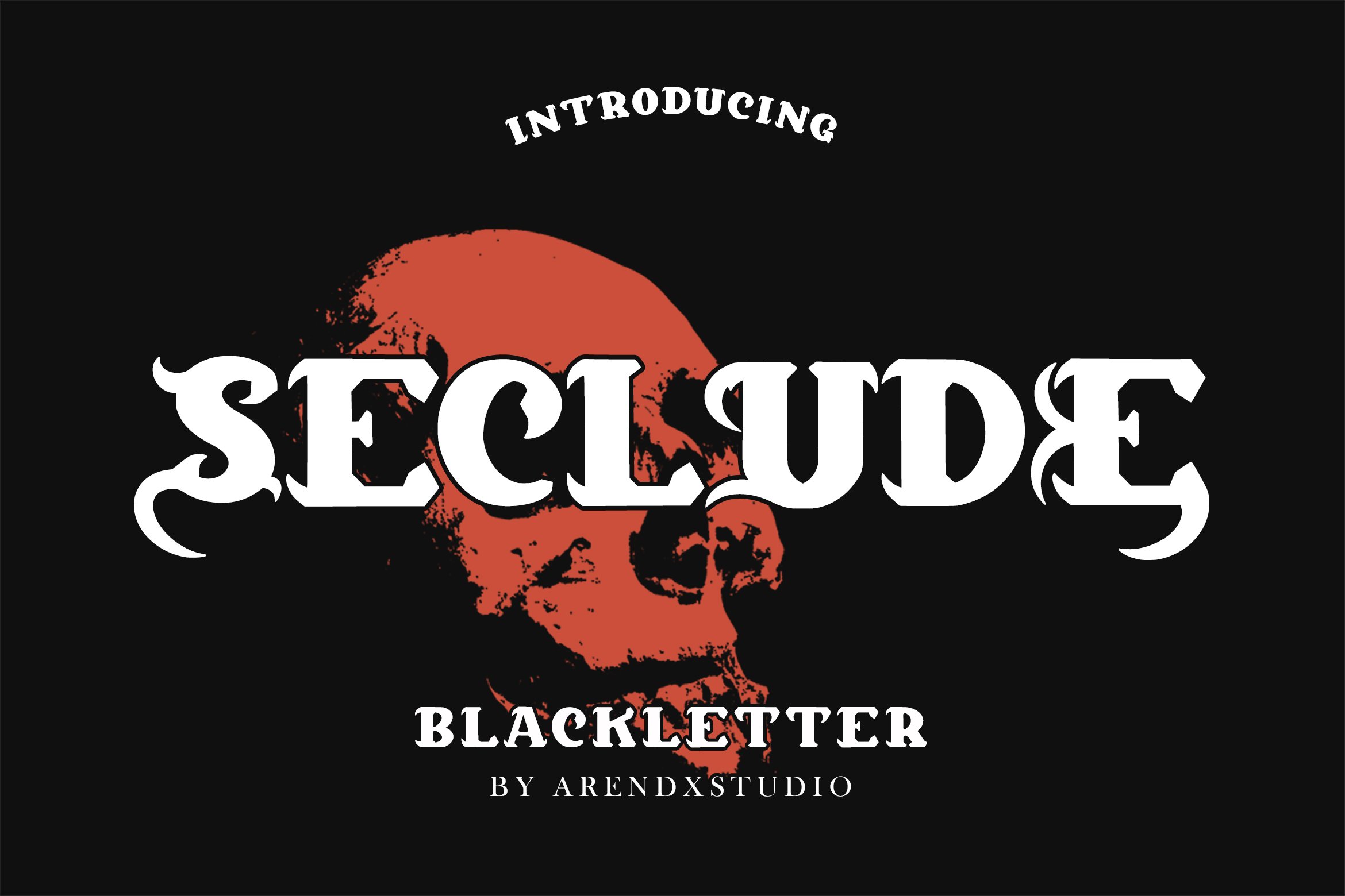 Seclude - Blackletter Font cover image.