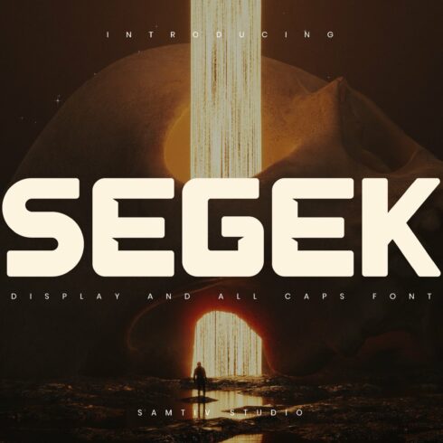 SEGEK Typeface cover image.
