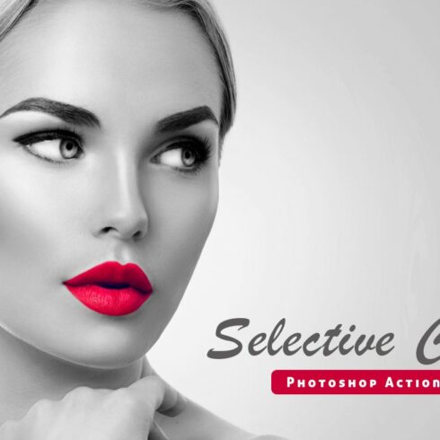 Selective Color Photoshop Actioncover image.