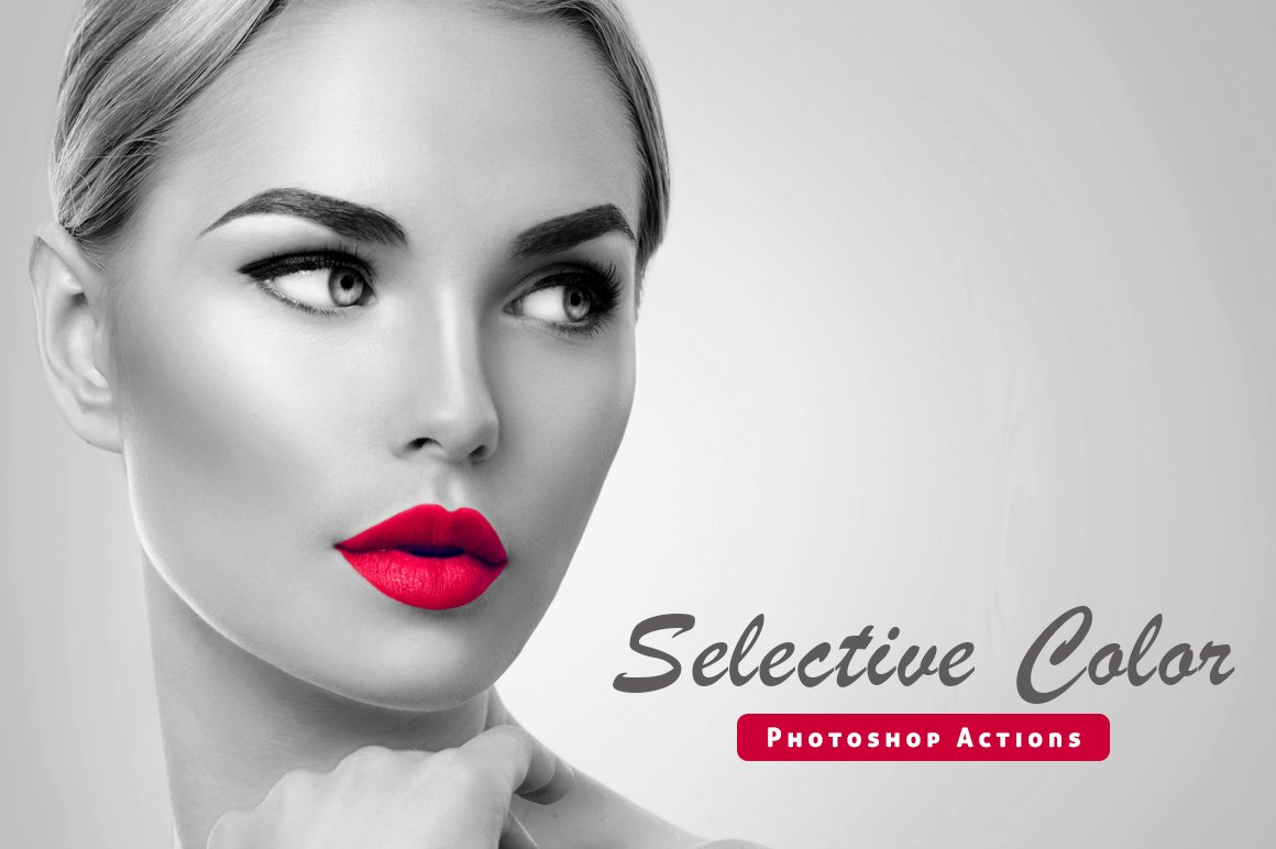 Selective Color Photoshop Actioncover image.