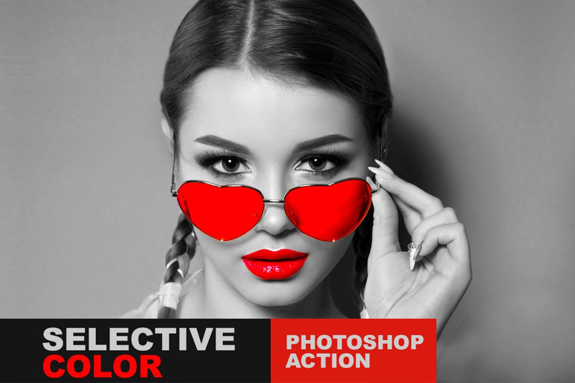 Selective Color Photoshop Actioncover image.