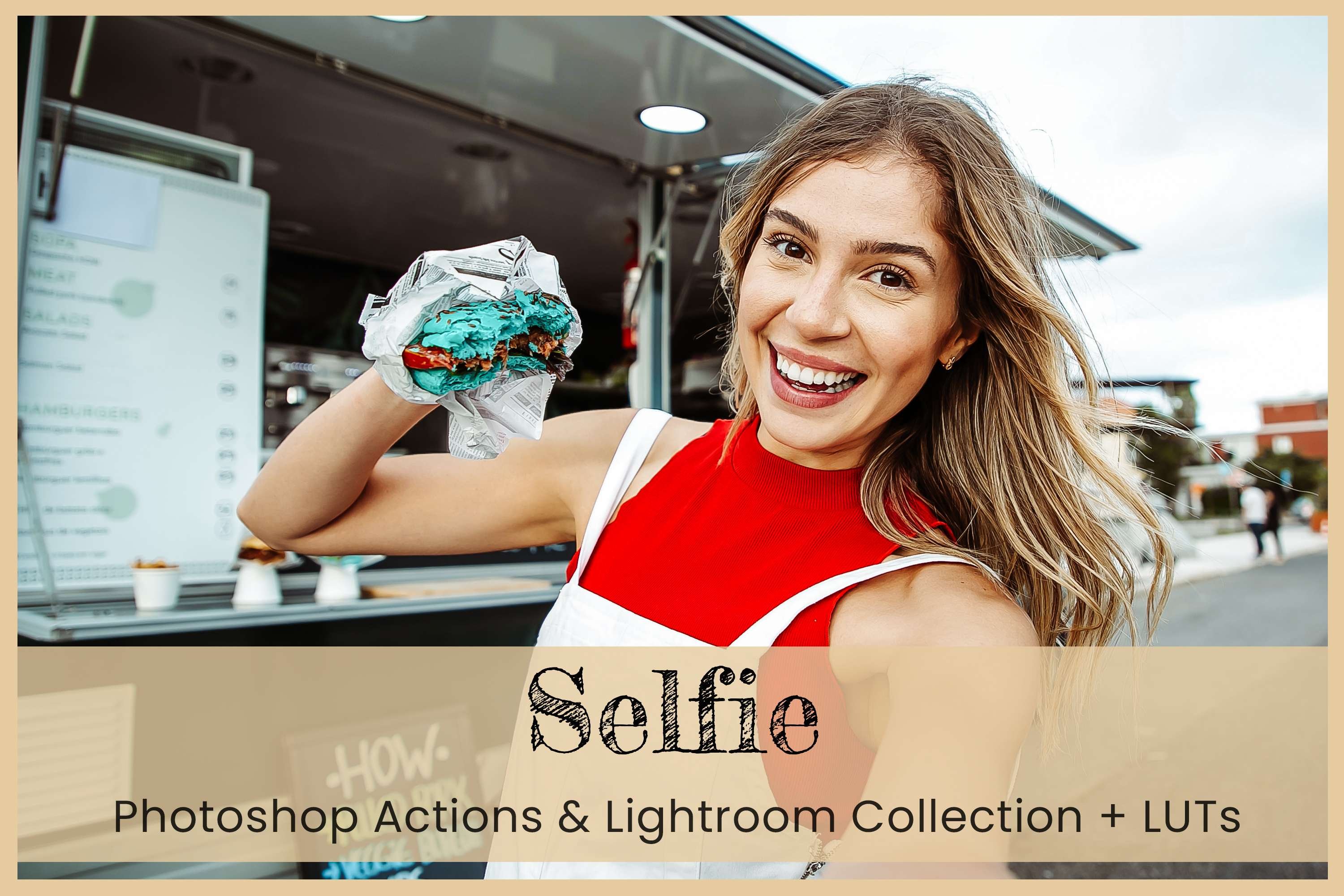 Selfie Lightroom Presets Desktopcover image.