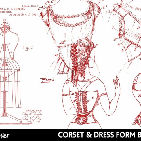 Corset & Dress Form Patent Brushes 2cover image.