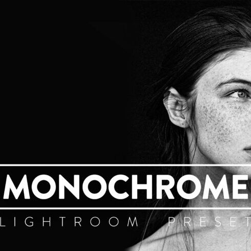 10 MONOCHROME Lightroom Presetscover image.