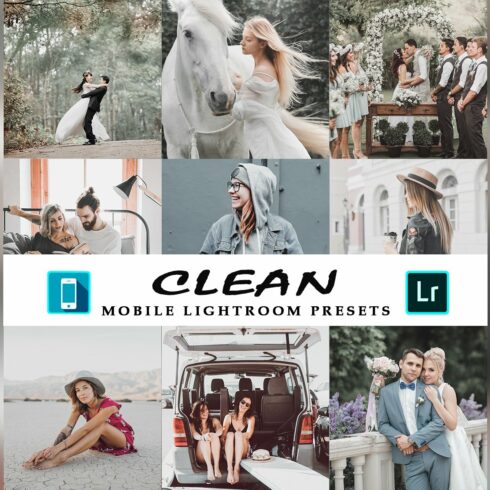 3 Mobile Lightroom Presets Cleancover image.