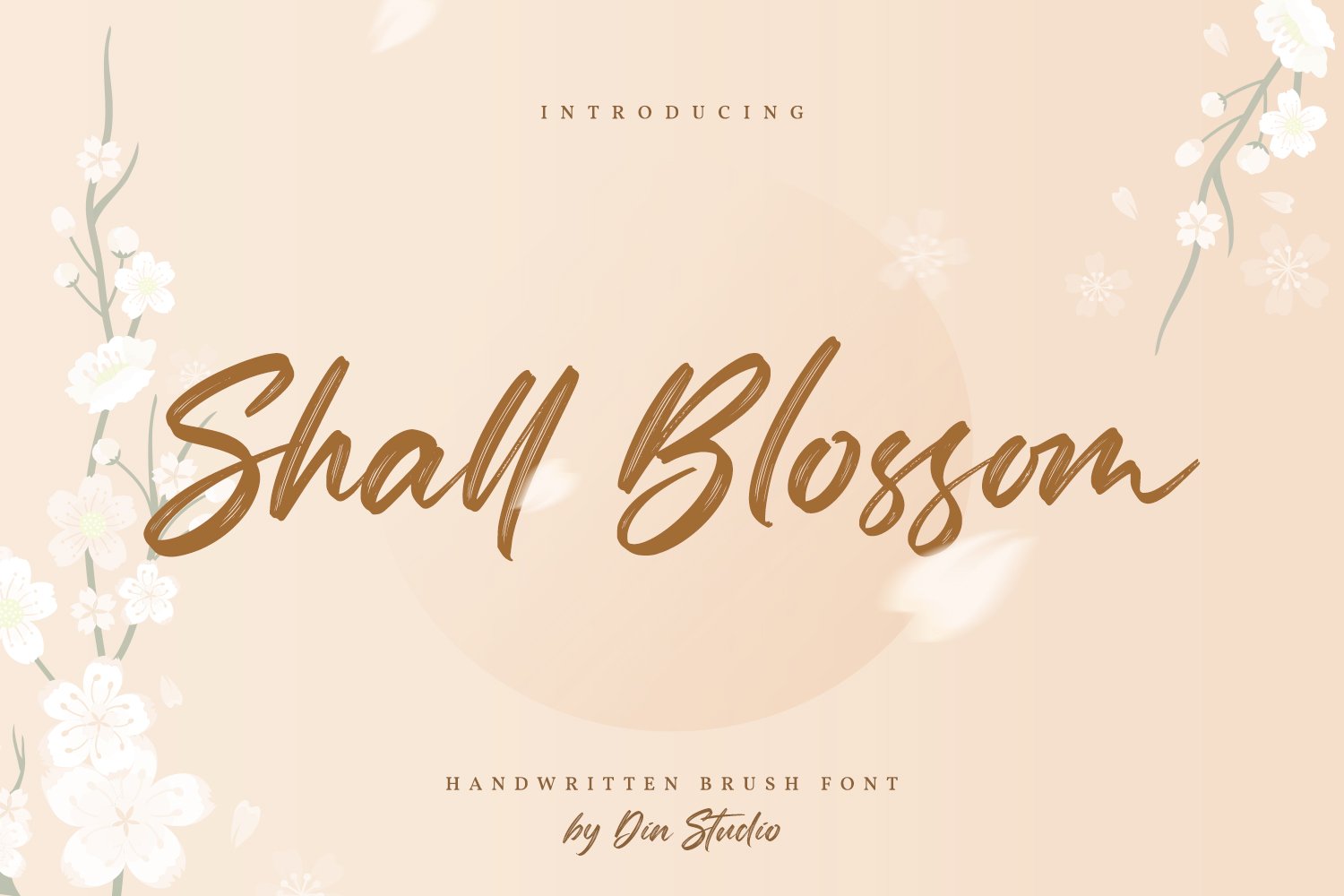 Shall Blossom-Lovely Brush Font cover image.