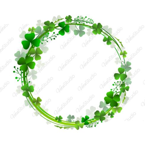 Wreath With Green Clover Leaves - Only 6$ cover image.