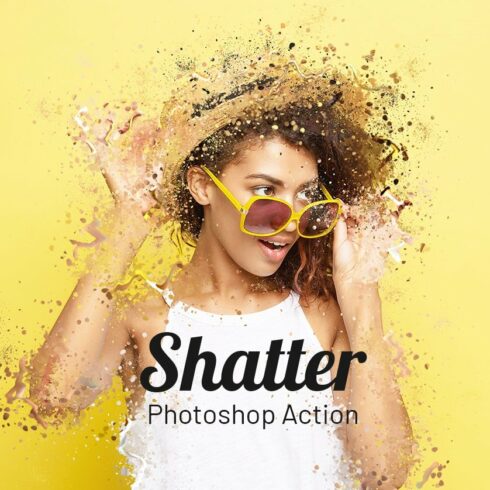 Shatter Photoshop Actioncover image.