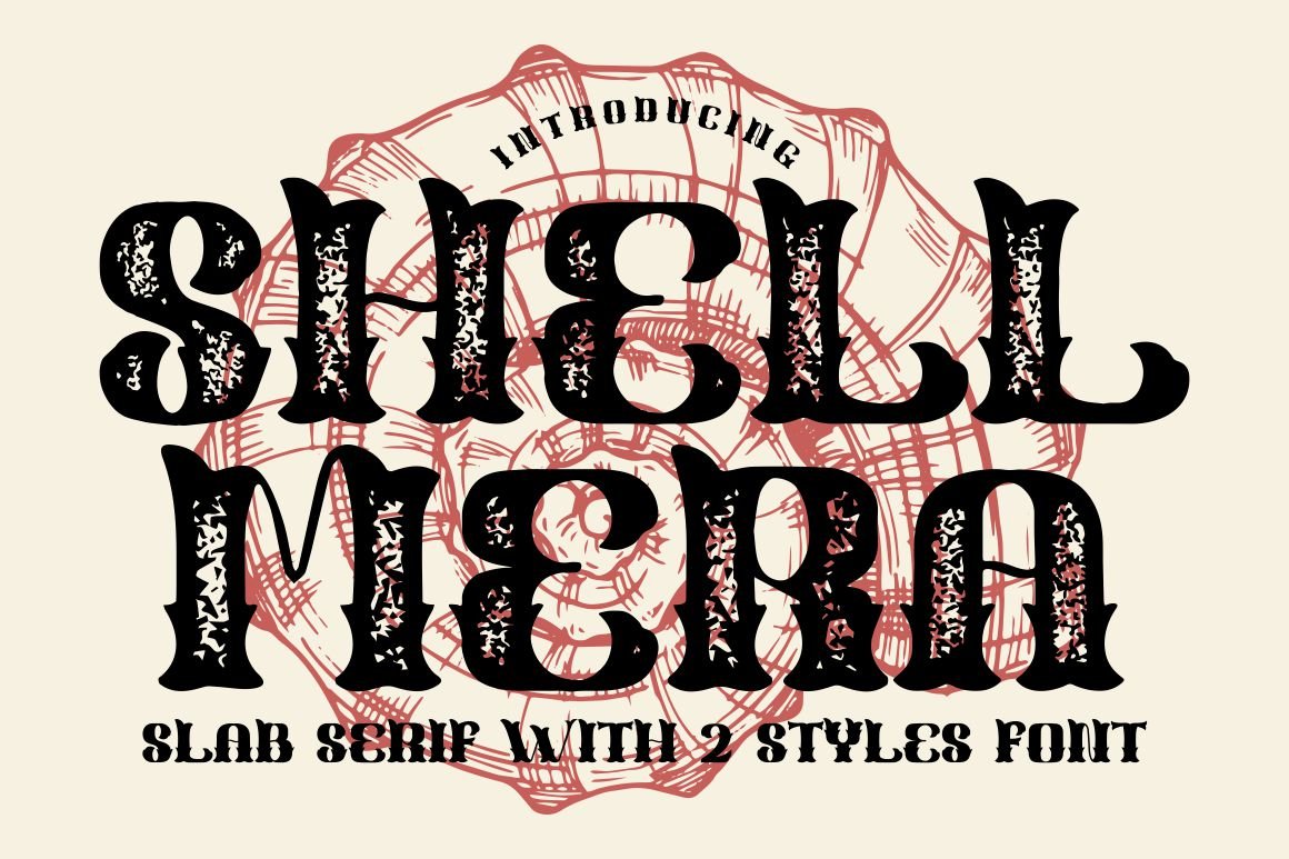 Shell Mera - Serif Vintage Font cover image.