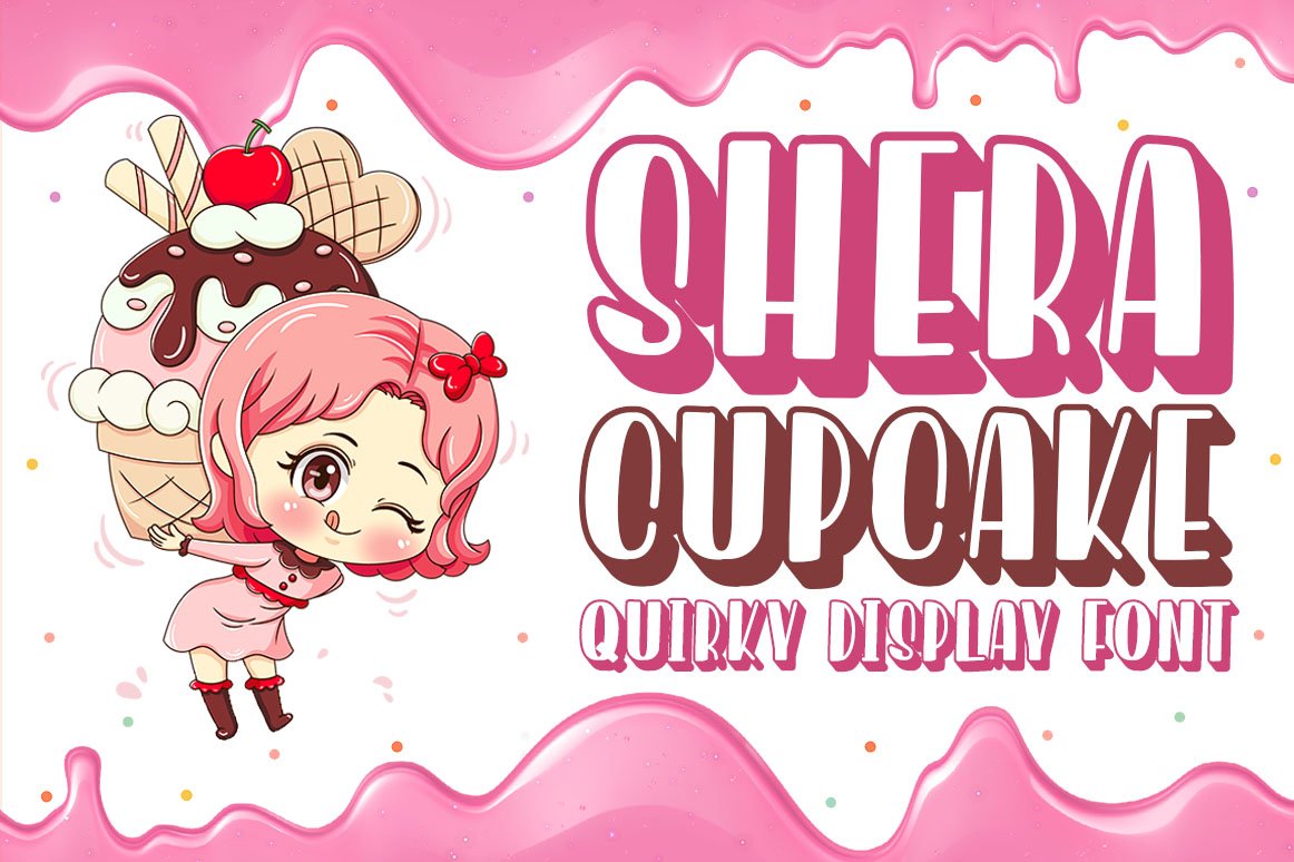 Shera Cupcake - Sweet Display Font cover image.