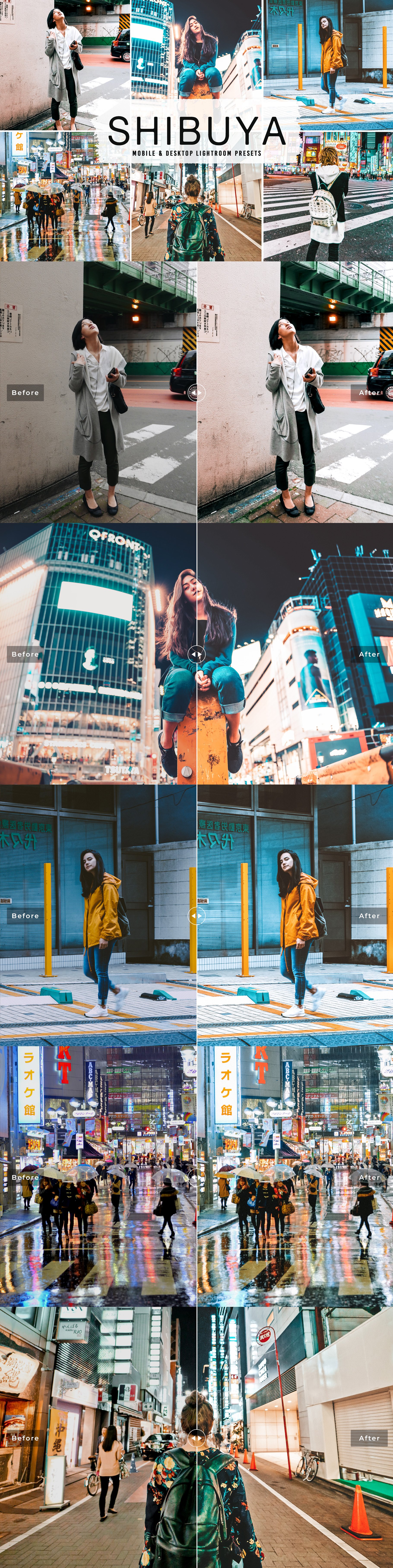 Shibuya Pro Lightroom Presetscover image.