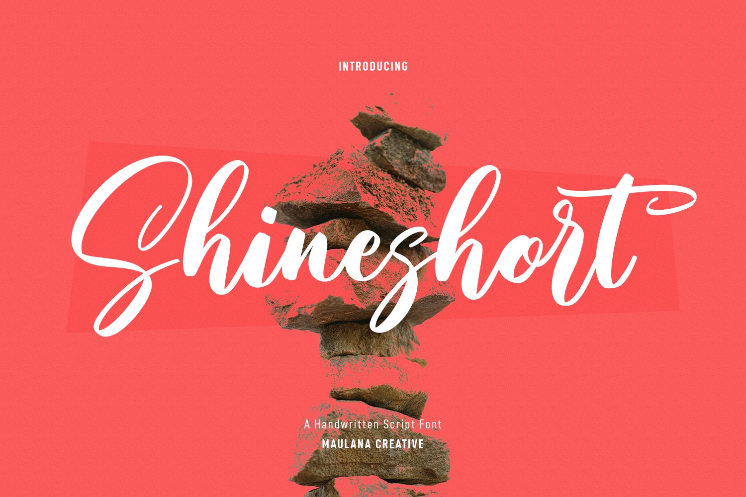 Shineshort Script Fontcover image.