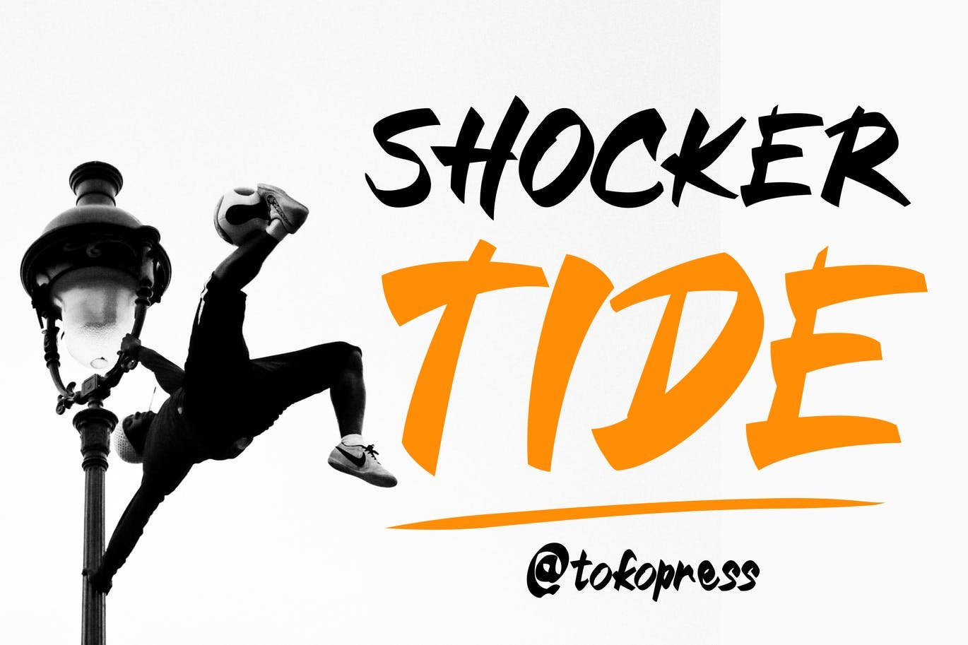 Shocker Tide – Graffiti Font cover image.