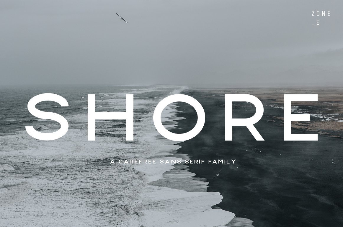 Shore | A Carefree Font Family cover image.