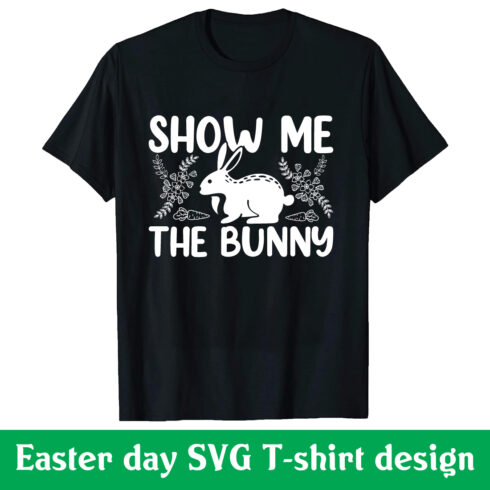 Show me the bunny SVG T-shirt design cover image.