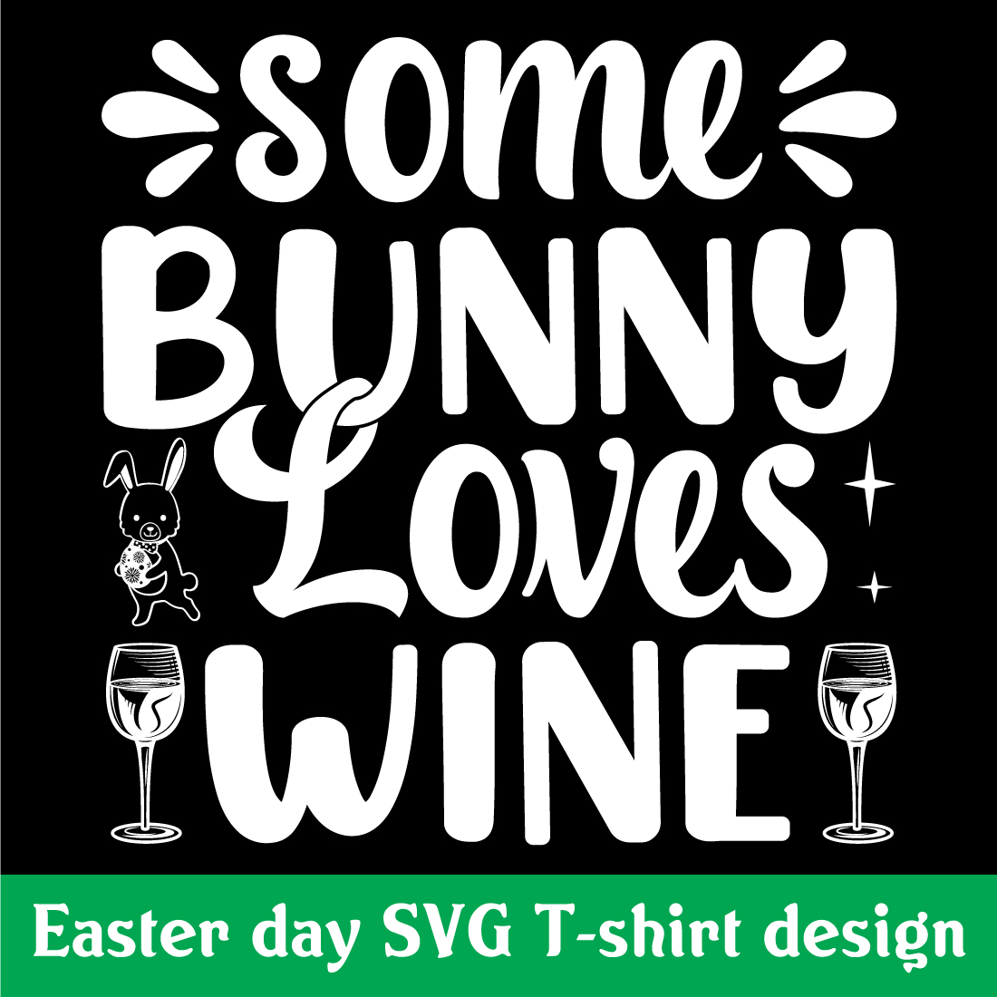 Show me the bunny T-shirt design preview image.