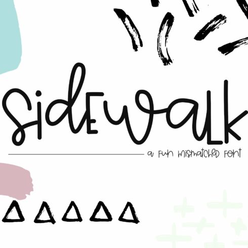 Sidewalk - A Fun Mismatched Font cover image.