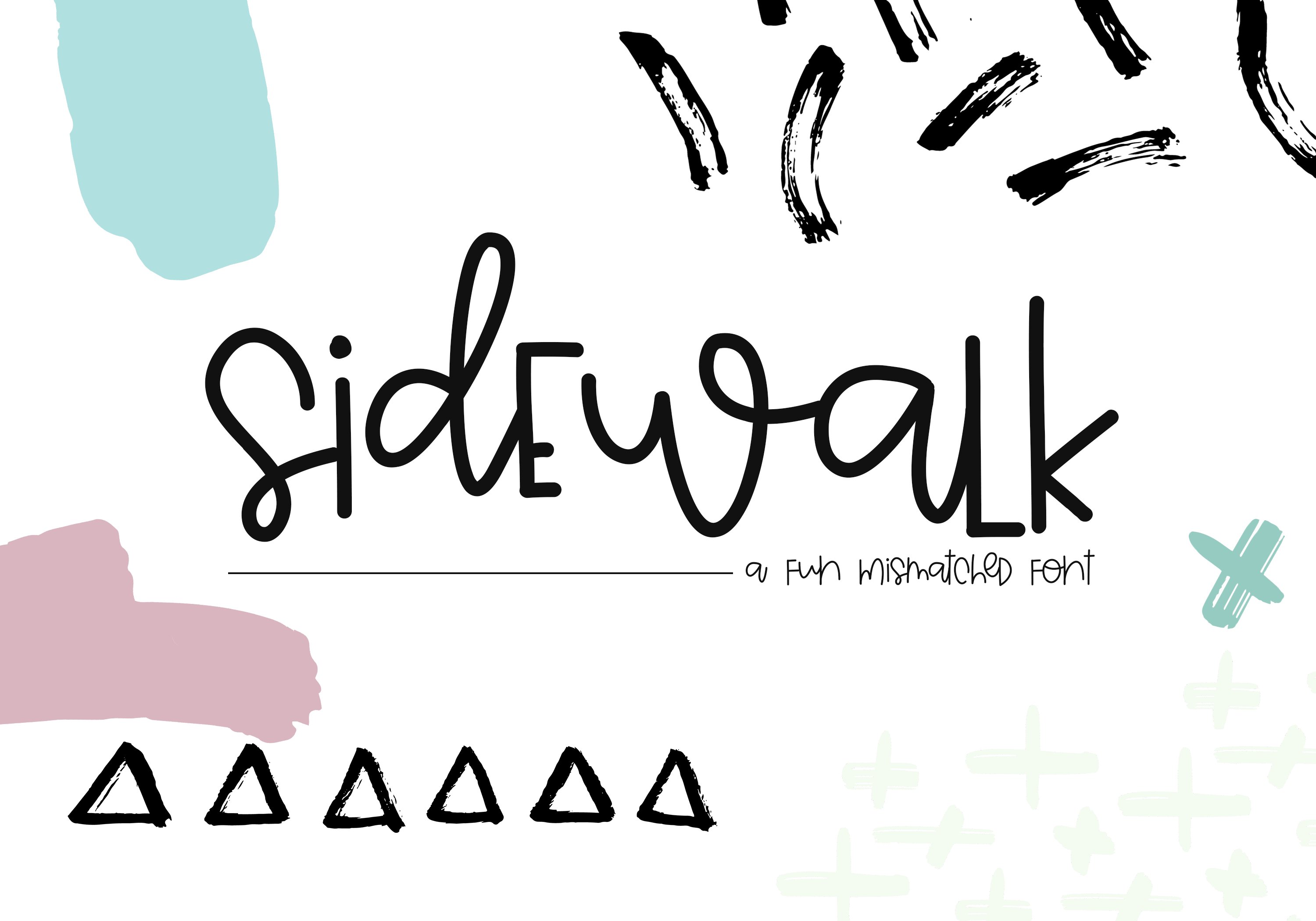 Sidewalk - A Fun Mismatched Font cover image.