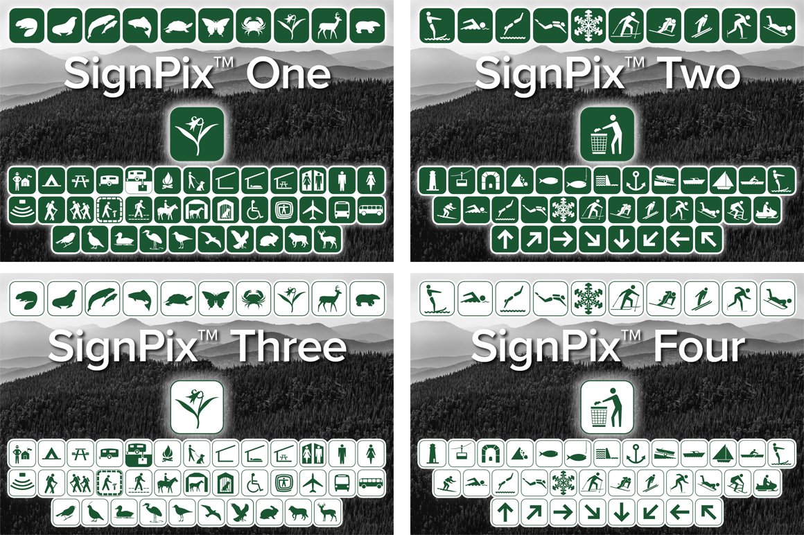SignPix Collection (4 fonts) cover image.