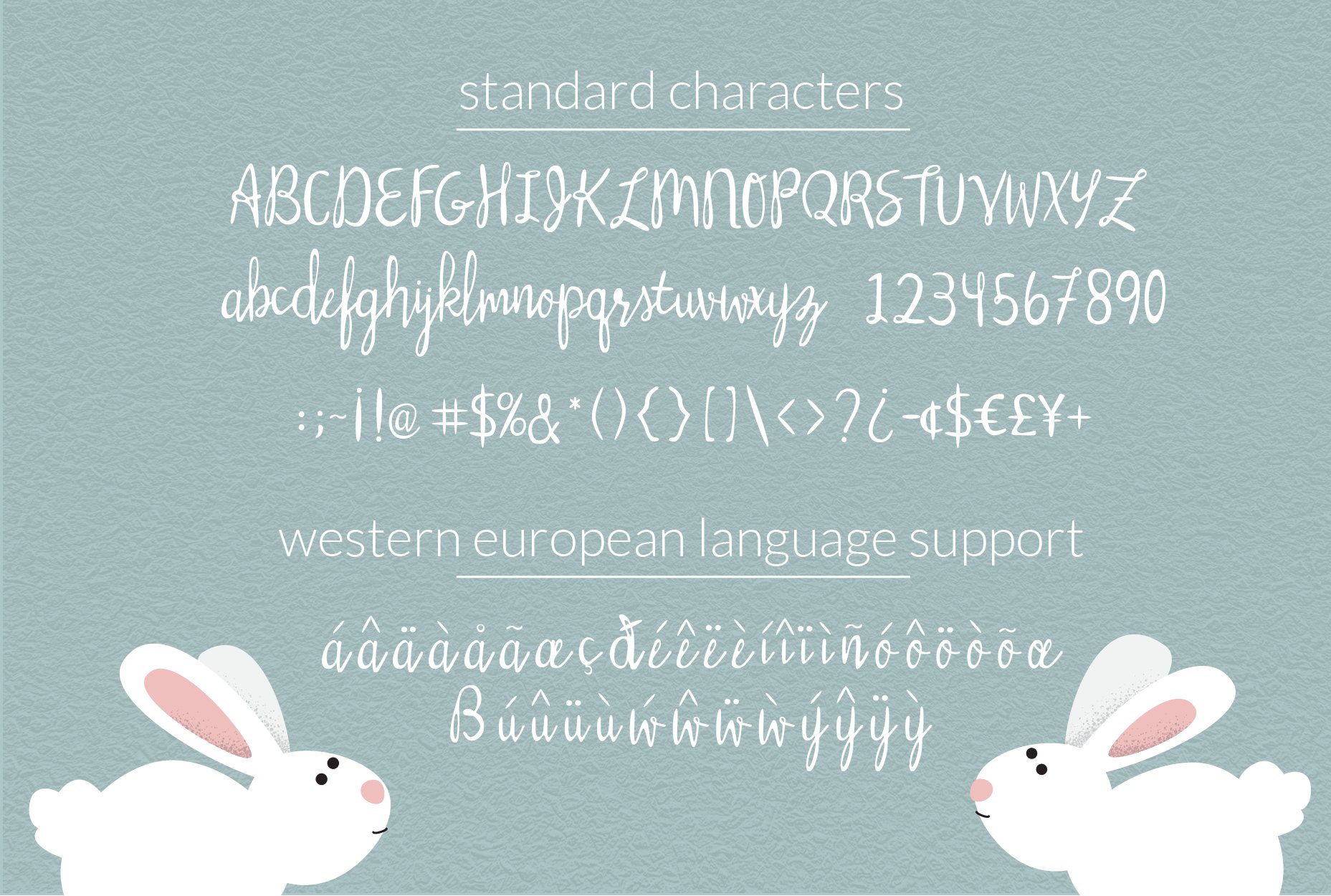 Little Bunny Font by BitongType · Creative Fabrica
