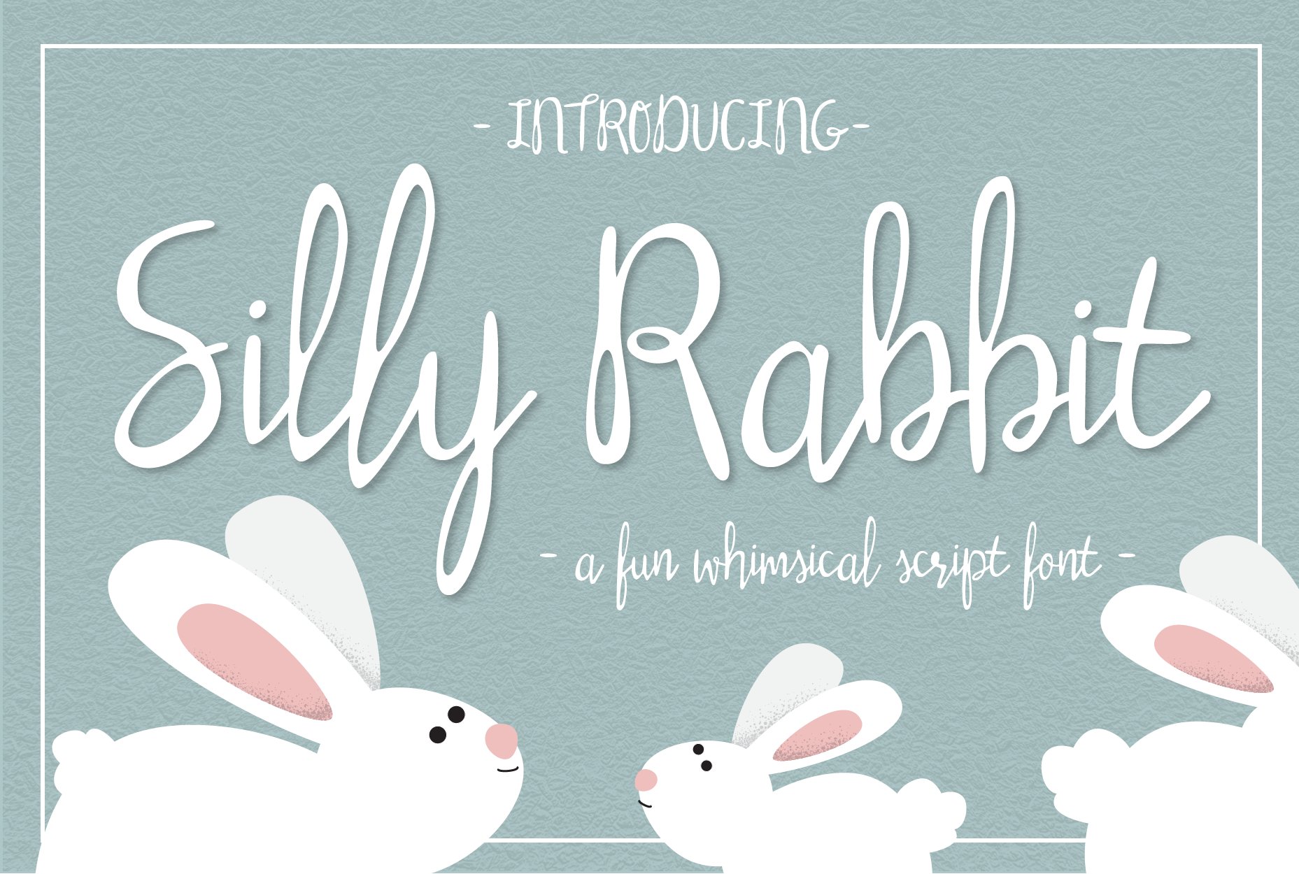 Silly Rabbit Script Font cover image.