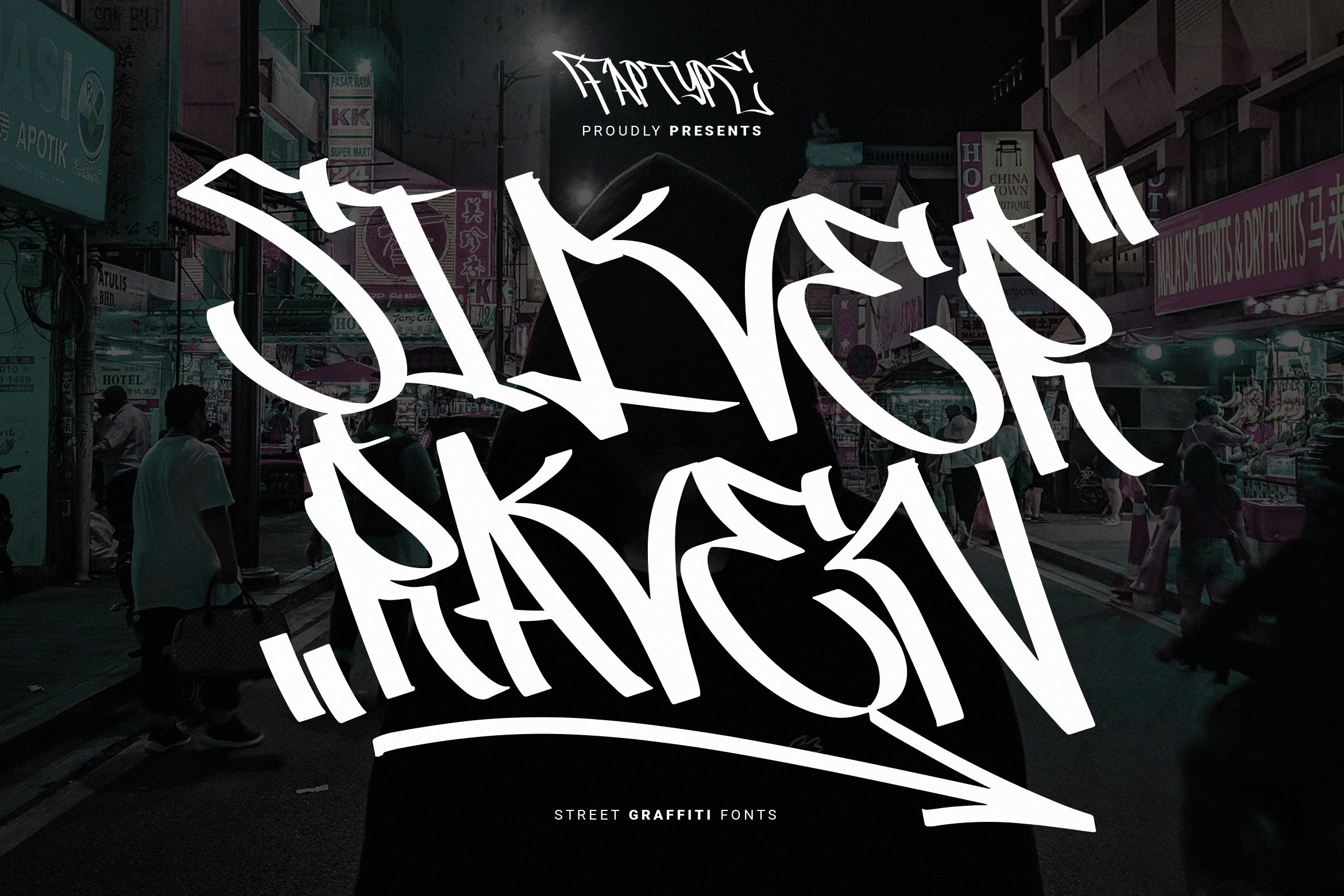 Silver Raven | Street Graffiti Font cover image.