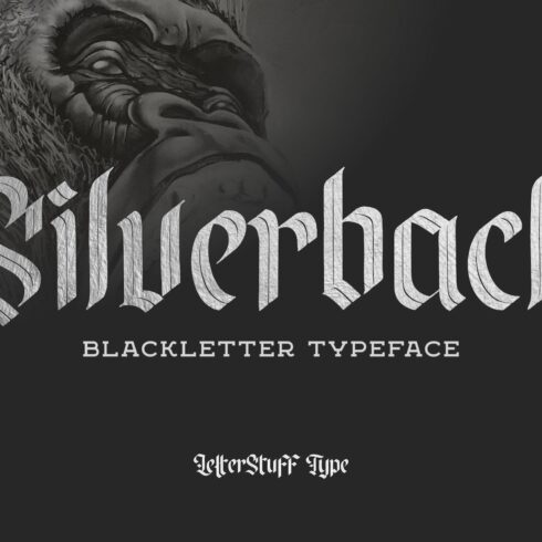 Silverback - Blackletter Typeface cover image.