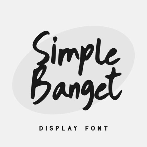 Simple Banget - Display Font cover image.