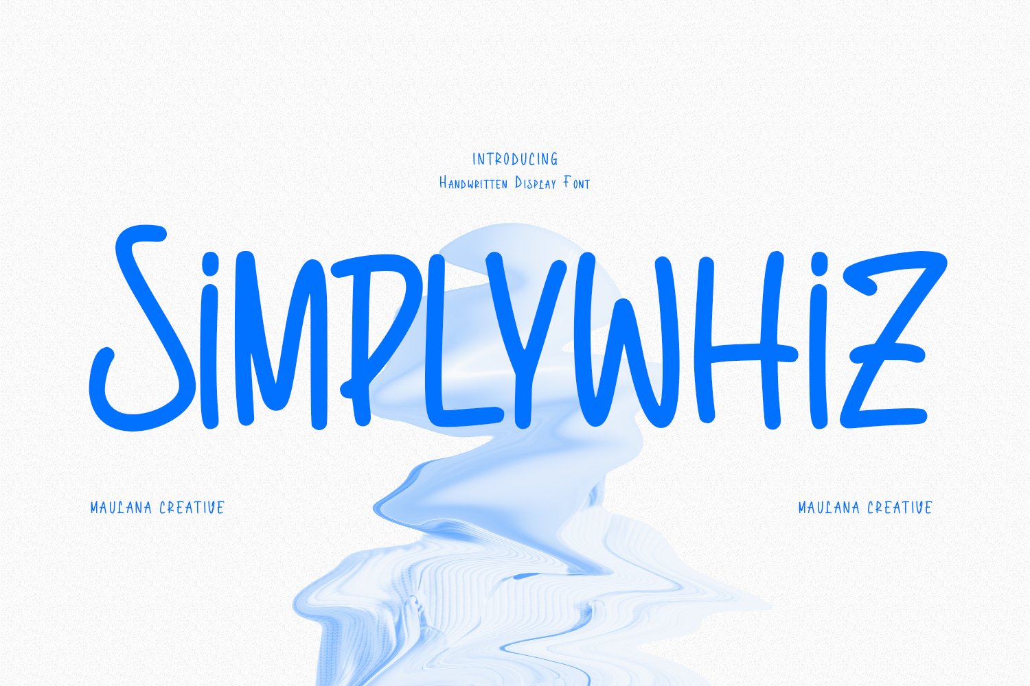 Simplywhiz Handwritten Font cover image.