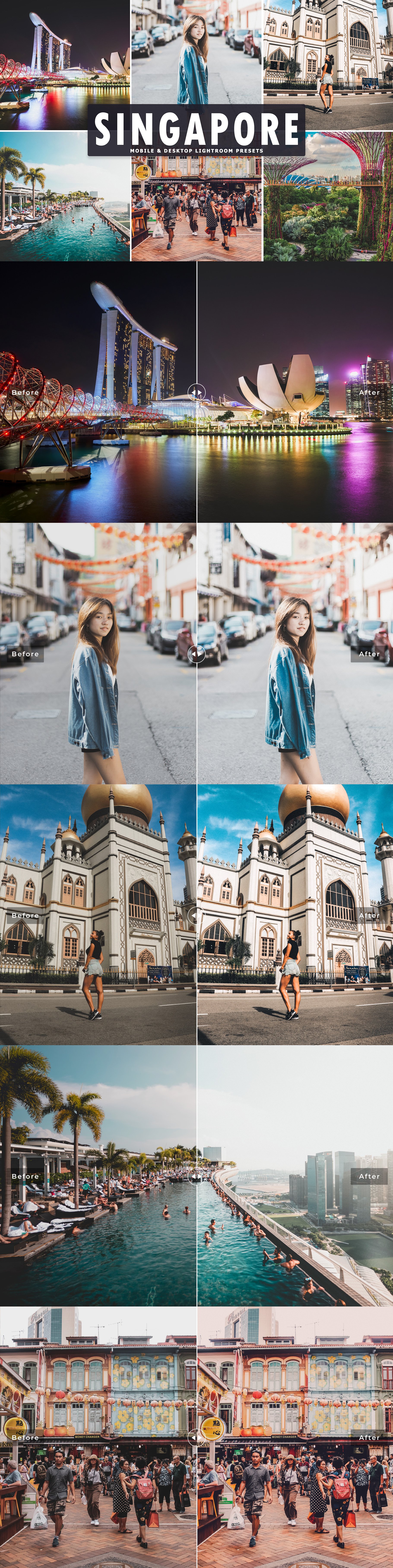 Singapore Lightroom Presets Packcover image.